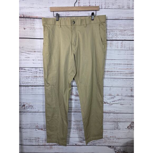Fabletics Pants Men's 36x29 brown tan chino - Picture 1 of 5